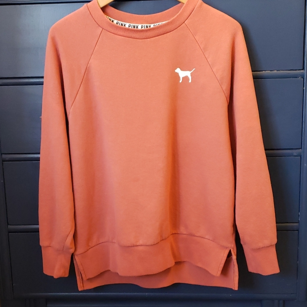Victoria's Secret burnt orange sweatshirt